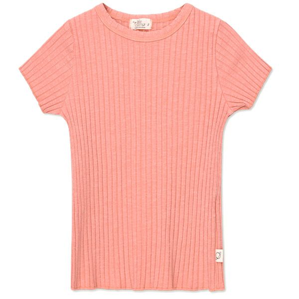 オーガニックコットン キッズリブレタスエッジTシャツ(半袖)