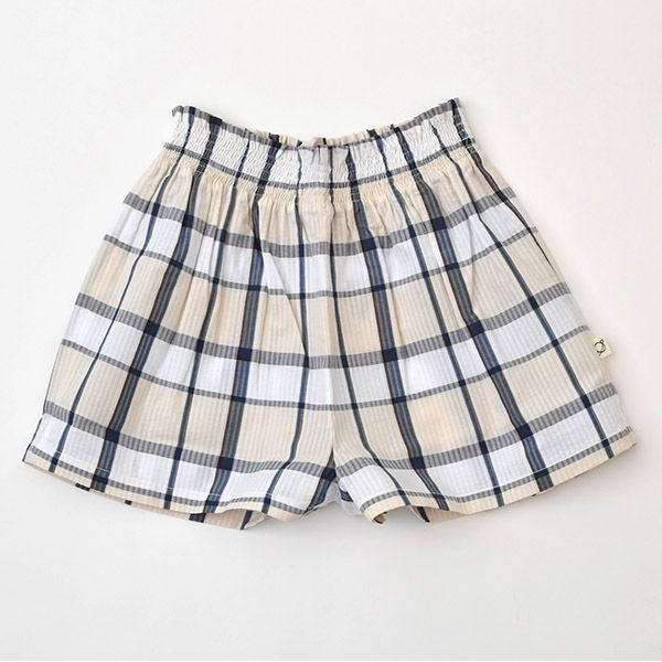 オーガニックコットン キッズシアサッカーショートパンツ