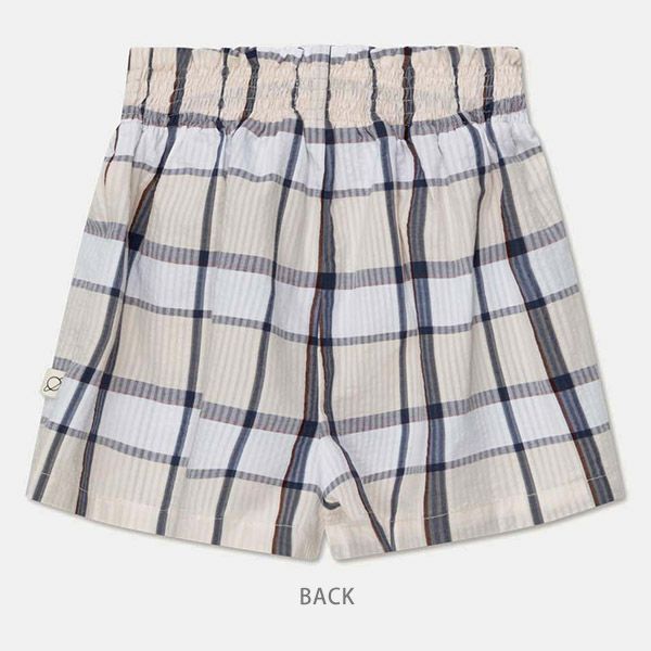 オーガニックコットン キッズシアサッカーショートパンツ