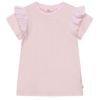 オーガニックコットン キッズスラブラッフルTシャツ(半袖)