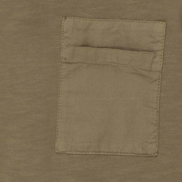 オーガニックコットン キッズスラブポケット付きTシャツ(半袖)