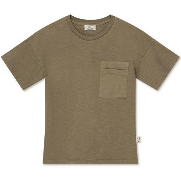 オーガニックコットン キッズスラブポケット付きTシャツ(半袖)