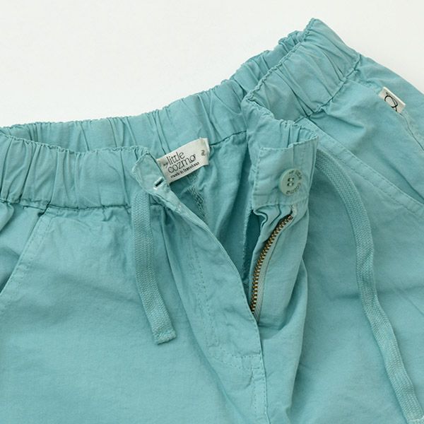 オーガニックコットン キッズポプリンバミューダパンツ