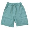 オーガニックコットン キッズポプリンバミューダパンツ