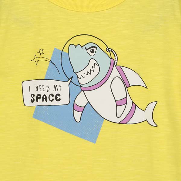 オーガニックコットン キッズ TシャツAstroShark