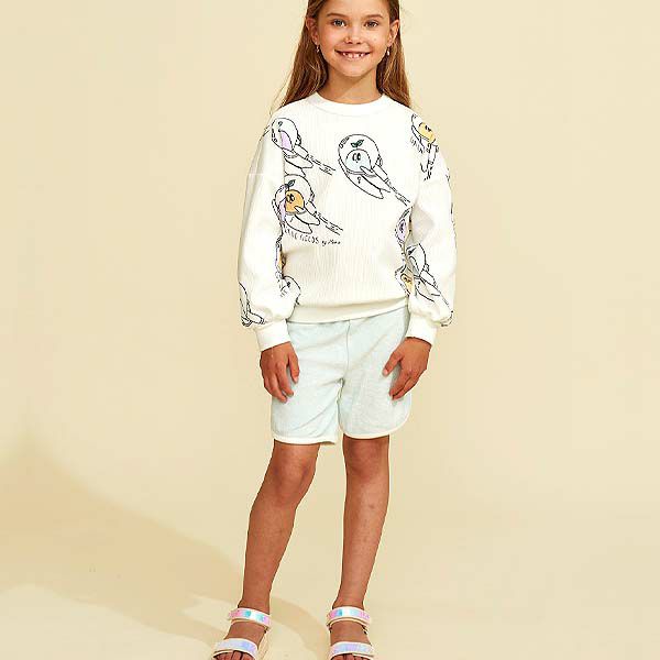 オーガニックコットン キッズ テリーハーフパンツ