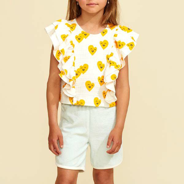 オーガニックコットン キッズ テリーハーフパンツ