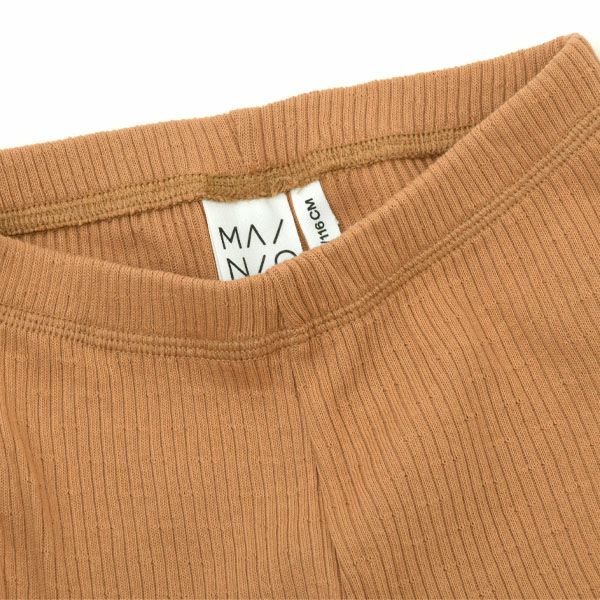 オーガニックコットン キッズ リブハーフパンツ