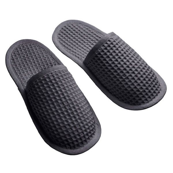 オーガニックコットン ワッフルスリッパ