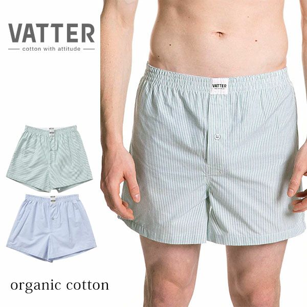 オーガニックコットン メンズトランクス Stripes