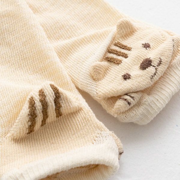 オーガニックコットン アニマルレッグウォーマー