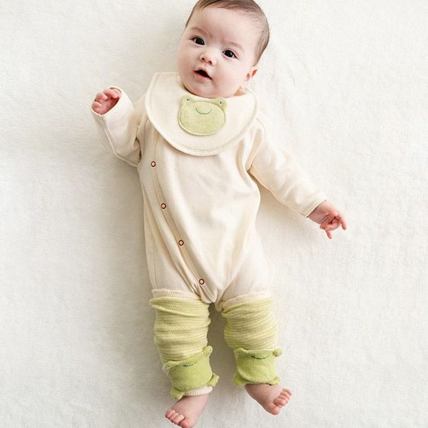 オーガニックコットン アニマルレッグウォーマー