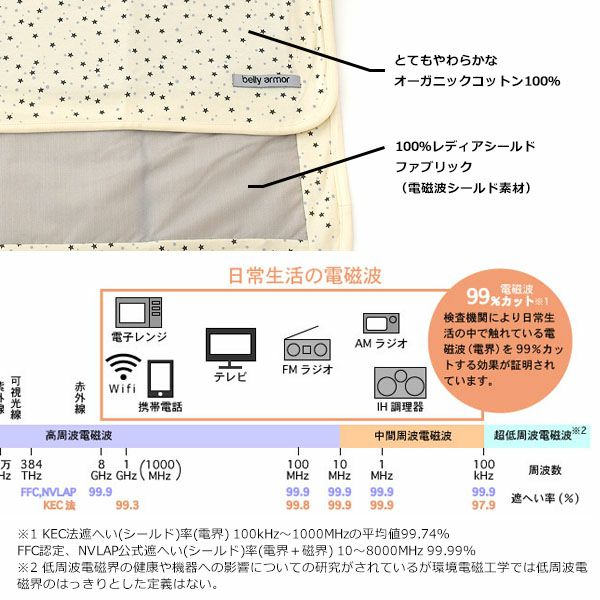 オーガニックコットン ベリィブランケット スター