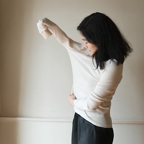 オーガニックコットン リブタートルネックＮ