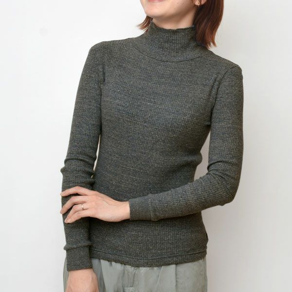 オーガニックコットン リブタートルネックN | オーガニックコットンの