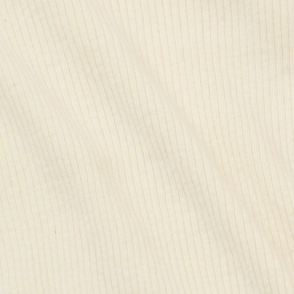 オーガニックコットン リブクルーネックＮ