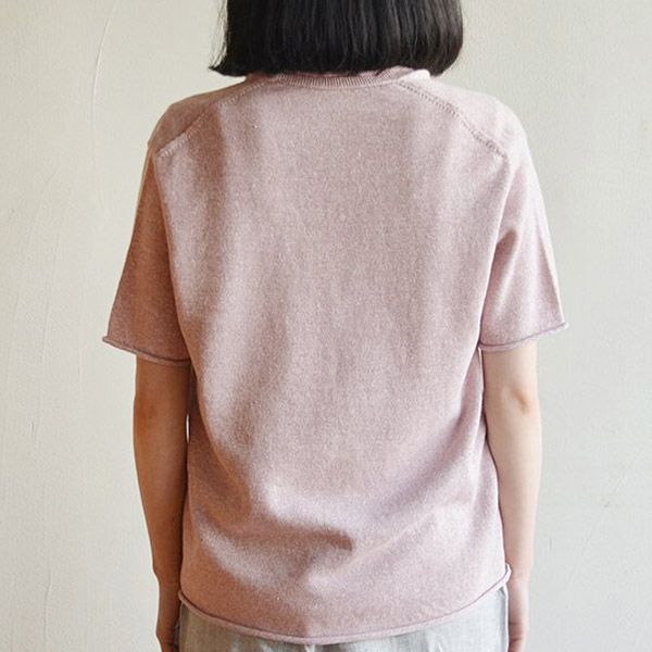 オーガニックコットン＆ヘンプ カーディガン(半袖)