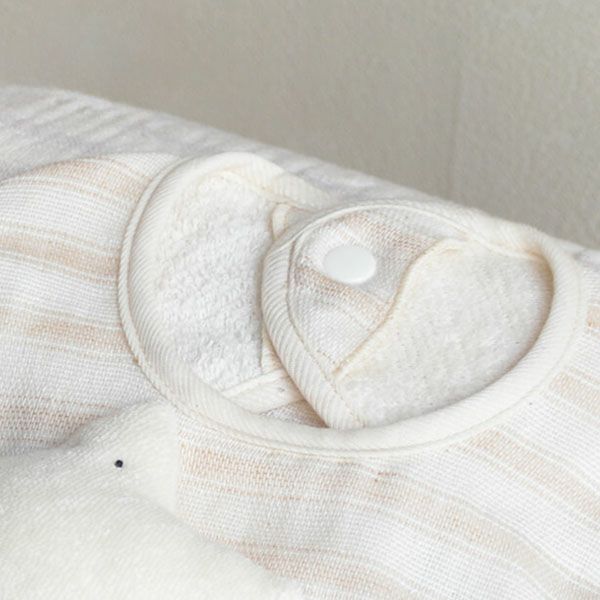 オーガニックコットン ベビースラブガーゼ スタイ