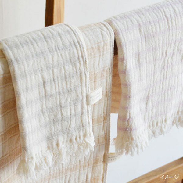 オーガニックコットン スラブガーゼ ウォッシュタオル