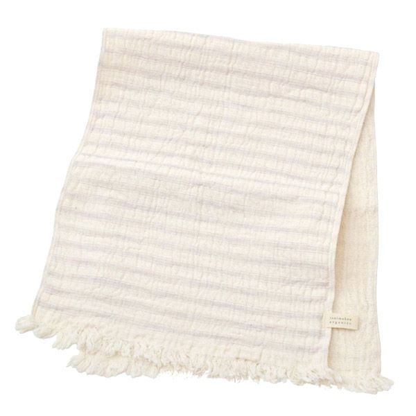 オーガニックコットン スラブガーゼ フェイスタオル