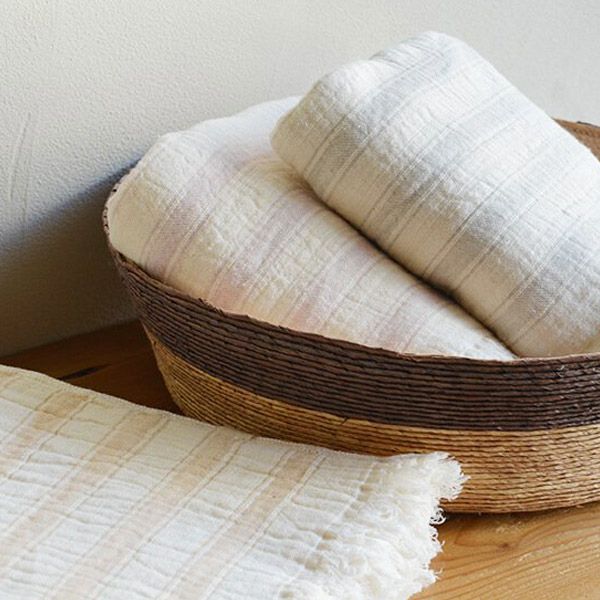 オーガニックコットン スラブガーゼ バスタオル