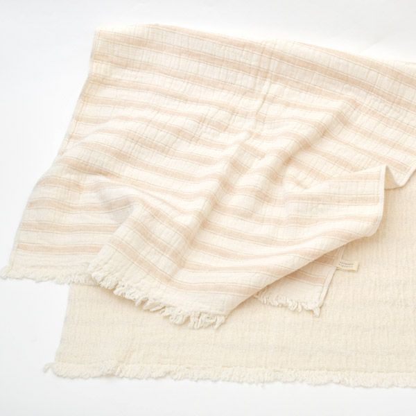 オーガニックコットン スラブガーゼ バスタオル