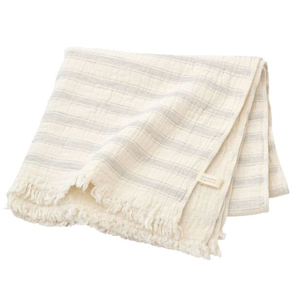 オーガニックコットン スラブガーゼ バスタオル