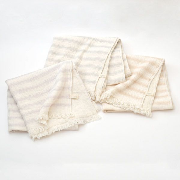 オーガニックコットン スラブガーゼ バスタオル
