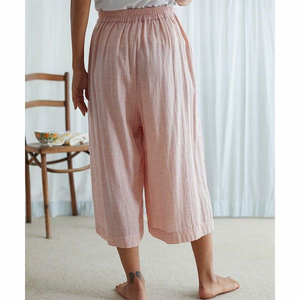 オーガニックコットン ローズマリーガーゼキュロット