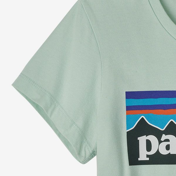 オーガニックコットン ガールズ・リジェネラティブ・サーティファイド・P-6ロゴ・Tシャツ