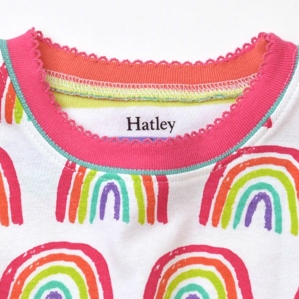 オーガニックコットン キッズ パジャマ（半袖）PrettyRainbows