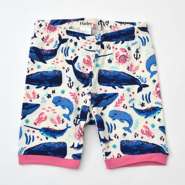 オーガニックコットン キッズ パジャマ（半袖）AquaticFriends