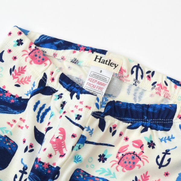 オーガニックコットン キッズ パジャマ（半袖）AquaticFriends