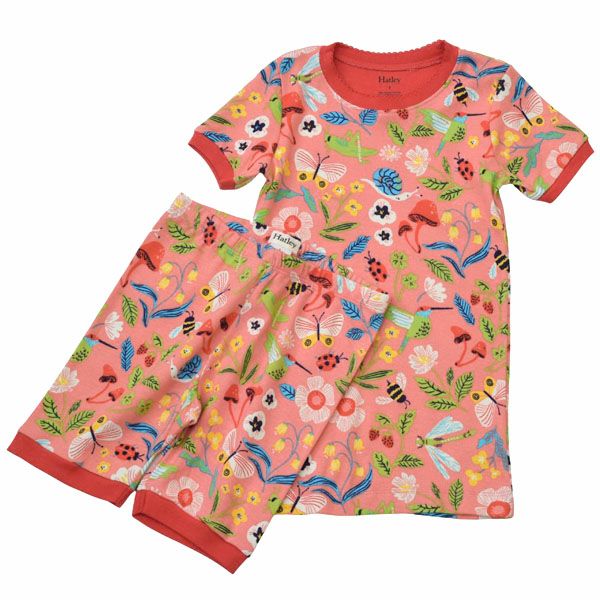 オーガニックコットン キッズ パジャマ（半袖）EnchantedGarden