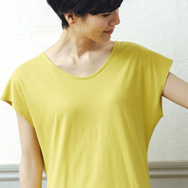 【SALE／10%OFF】オーガニックコットン バックツイストドレス