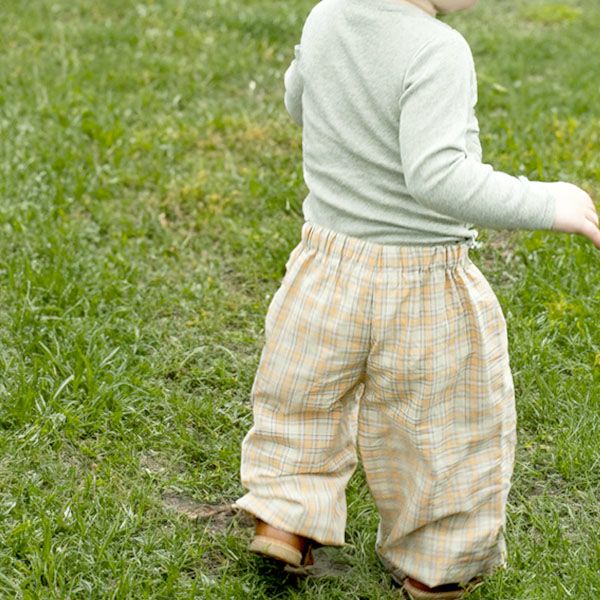 オーガニックコットン ベビー ロングパンツ