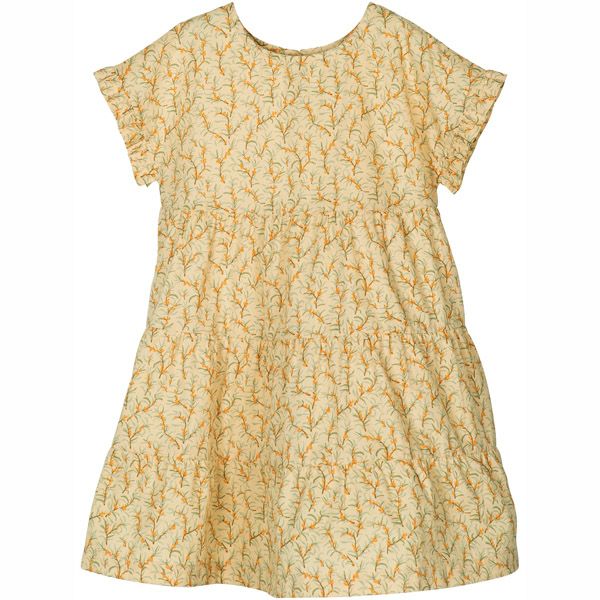 オーガニックコットン キッズ フレアドレス(半袖)