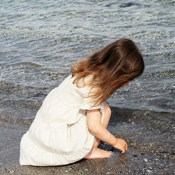 オーガニックコットン キッズ フレアドレス(半袖)