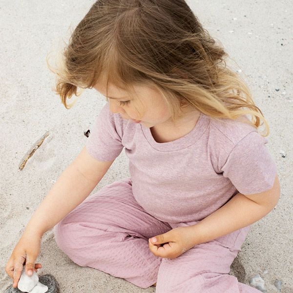 オーガニックコットン キッズ フライスTシャツ (半袖)