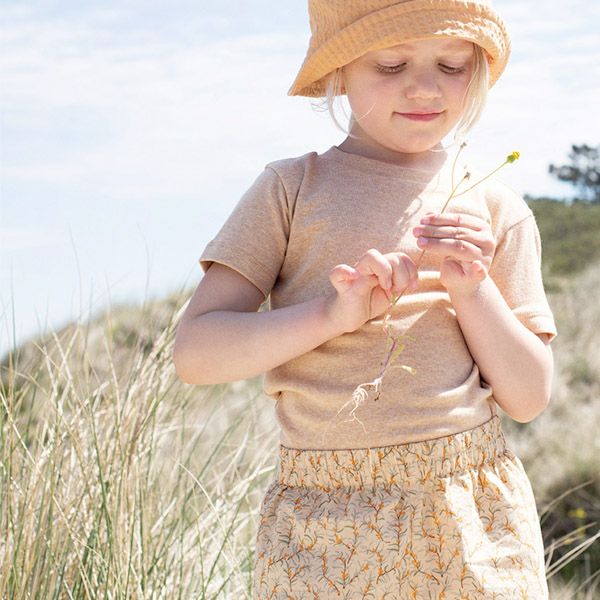 オーガニックコットン キッズ フライスTシャツ (半袖)