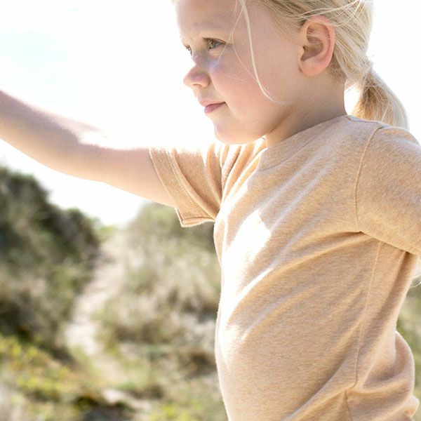 オーガニックコットン キッズ フライスTシャツ (半袖)