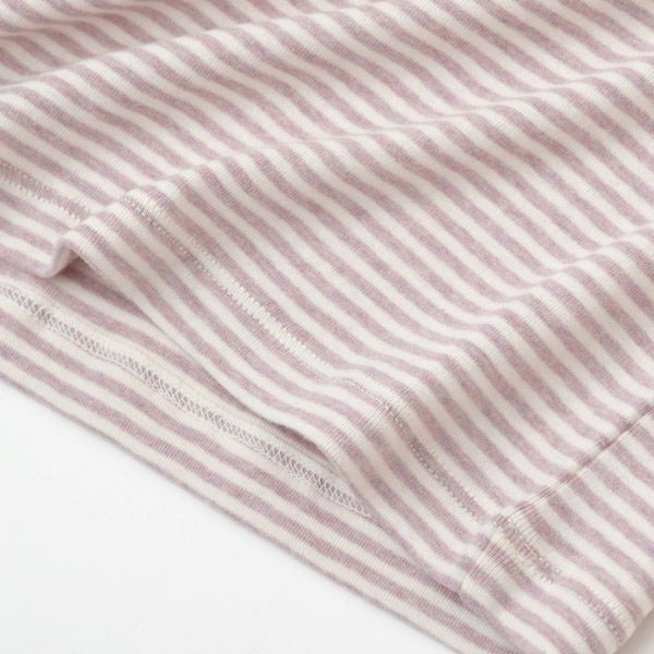 オーガニックコットン キッズ フライスTシャツStripe (半袖)