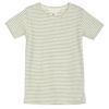 オーガニックコットン キッズ フライスTシャツStripe (半袖)