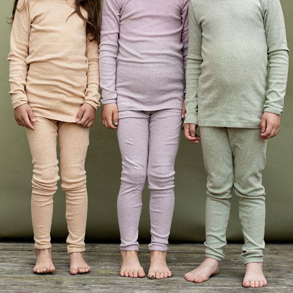 オーガニックコットン キッズ フライスレギンス