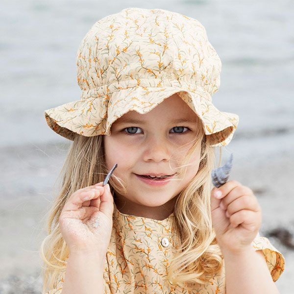オーガニックコットン キッズ サンハット