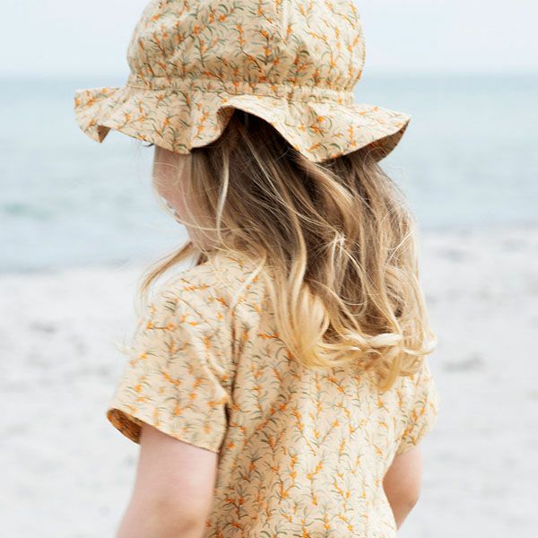 オーガニックコットン キッズ サンハット