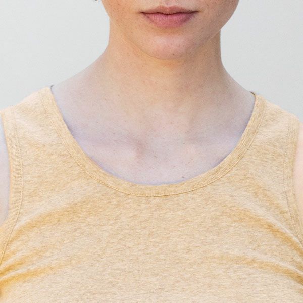 オーガニックコットン フライスタンクトップ