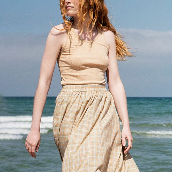 オーガニックコットン フライスタンクトップ