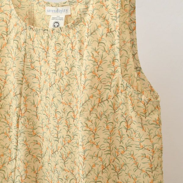 オーガニックコットン  ノースリーブシャツ