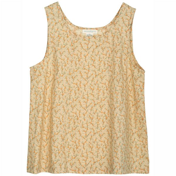 オーガニックコットン  ノースリーブシャツ